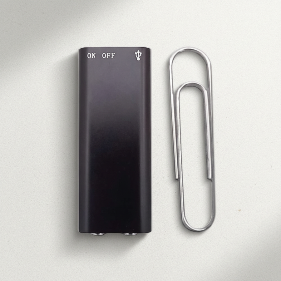 DearTronics Compact Voice Recorder - 90 Hours of Storage